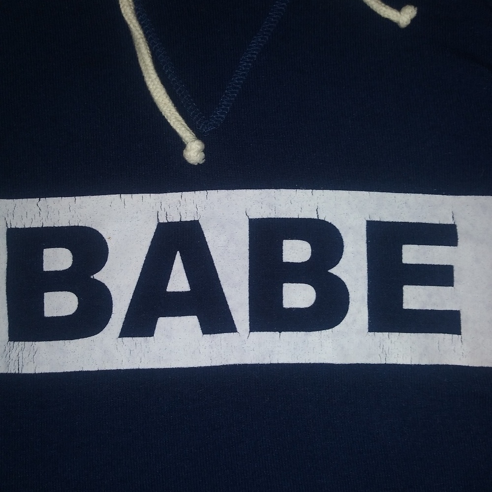 PACSUN'S LA HEARTS CROPPED "BABE" HOODIE - Picture 4 of 8